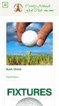 Mobile Screenshot of golfarmagh.co.uk